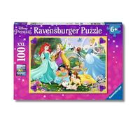 Ravensburger - Principesse Disney, Puzzle Bambini 6+ Anni, 100 Pezzi XXL | Puzzle XXL da 100 pezzi di Principesse Disney, educativo e divertente, ideale come regalo originale per bambini dai 6 anni.