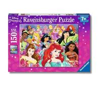 Ravensburger - Principesse Disney, Puzzle Bambini 7+ Anni, 150 Pezzi XXL | Puzzle XXL da 150 pezzi delle Principesse Disney, gioco educativo e divertente, ideale come regalo per bambini dai 7 anni.