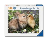 Ravensburger - Puppies Collection: coniglietto e pulcino 500 Pezzi | Puzzle Per Adulti 500 Pezzi | Puzzle Adulti | Misure 49x36 | Idee Regalo | Regalo Originale