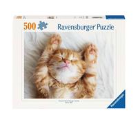 Ravensburger - Puzzle 500 Pezzi Gattino Sognatore, Puzzle Adulti 49x36cm | Puzzle 500 pezzi, 49x36 cm, per adulti dai 14 anni, collezione 500 pezzi e ideale come idea regalo originale.