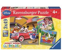 Ravensburger 92475 Tutti Amano Topolino Puzzle 3x49 Pezzi