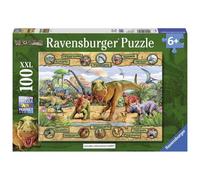 Ravensburger - Puzzle 100 Dinosaurs XXL