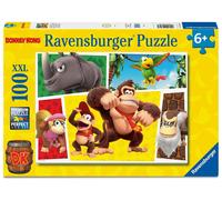 Ravensburger - Puzzle 100 Pezzi XXL: Donkey Kong, Puzzle Bambini 6 Anni, 49 x 36