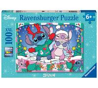 Ravensburger - Puzzle 100 Pezzi XXL Stitch, Idea Regalo per Bambini 6+ Anni, Gio