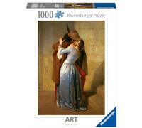 Ravensburger - Hayez The Kiss Jigsaw Puzzle 1000 Pieces, Art Puzzle for Adults and Children, Famous Paintings to Exhibit, Gift Idea for Her or Him, 70 x 50 cm