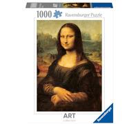 Ravensburger - Puzzle Leonardo la Gioconda, 1000 Pezzi, Puzzle Arte per Adulti e Ragazzi, Quadri Famosi da Esporre, Idea Regalo per Lei o Lui, 70x50 cm