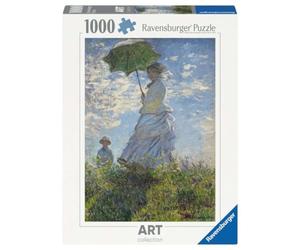 Ravensburger - Puzzle 1000 Pezzi Art Collection: Monet: Donna con il Parasole Girata verso Sinistra, Puzzle Adulti E Famiglie, Puzzle 1000 Pezzi 70 x 50 cm, Regalo Adulti