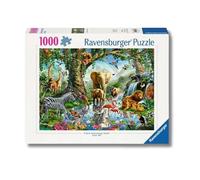 Ravensburger - Puzzle 1000 Pezzi Avventure nella Giungla, Adulti 70x50cm | Puzzle Avventure nella Giungla, 1000 pezzi, 70x50 cm, adulti 14+, collezione Animali, ideale come idea regalo originale.