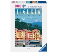Ravensburger RVB12001233 Puzzle da 1000 Pezzi - Cartolina dalla Liguria