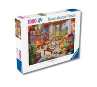 Ravensburger Puzzle 2D 1000 elementów: Przytulny pokój, Nowy Design Neues Design