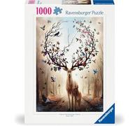 Puzzle 1000 pezzi cervo magico ravensburger - linea fantasy - puzzle per adulti