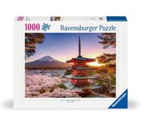Ravensburger Puzzle 1000 pezzi Ciliegi in fiore e Monte Fuji - Puzzle Adulti +14