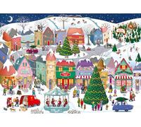 Ravensburger - Puzzle 1000 Pezzi: Città di Natale, Puzzle Adulti E Famiglie, Puzzle 1000 Pezzi 70 x 50 cm, Regalo Adulti