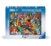 Ravensburger - Puzzle 1000 Pezzi DC Comics Challenge | Puzzle Adulti | Per Tutta La Famiglia | Con Una Misura Di 70x50 Cm | Regalo Adulti