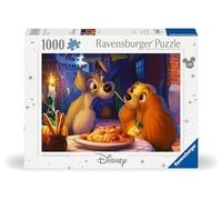 Ravensburger Puzzle 1000 Pezzi, Disney Lilli e il Vagabondo - Puzzle Adulti +14 anni, 70 x 50 cm, Puzzle per Adulti Disney, Collezione 1000 Pezzi, Idee Regalo