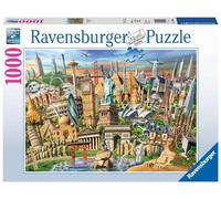 Ravensburger Puzzle 1000 Pezzi, Giro del Mondo, Jigsaw Puzzle per Adulti, Puzzle Ravensburger - Stampa di Alta Qualità