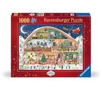 Ravensburger - Puzzle Il Laboratorio di Babbo Natale, 1000 Pezzi, Puzzle Adulti e Ragazzi, Idea Regalo per Lei o Lui, 70x50 cm