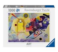 Ravensburger - Kandinsky Jigsaw Puzzle, Wassily Yellow, Red, Blue, 1000 Pieces, Art Jigsaw Puzzle for Adults and Children, Famous Paintings to Exhibit, Gift Idea for Her or Him, 70 x 50 cm