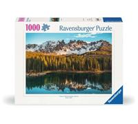 Ravensburger - Puzzle Lago di Carezza, 1000 Pezzi, Puzzle Paesaggi per Adulti e Ragazzi, Idea Regalo per Lei o Lui, 70x50 cm