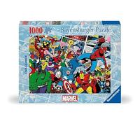 Ravensburger - Puzzle 1000 Pezzi Marvel Challenge | Puzzle Marvel Adulti E Bambi