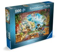 Ravensburger - Puzzle 1000 Pezzi Mediterranean View Puzzle Per Adulti E Bamb