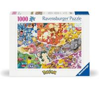 Ravensburger - Puzzle 1000 Pezzi Per Adulti Pokémon, Puzzle Adulti 70x50cm | Puzzle Pokémon da 1000 pezzi, 70x50 cm, per adulti 14+, ideale come regalo originale per tutti gli appassionati di Pokémon.