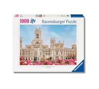 Ravensburger Puzzle 1000 pezzi, Plaza de Cibeles Madrid - Puzzle Adulti +14 anni, 70 x 50 cm, Puzzle per Adulti, Foto Madrid Spagna, Idee Regalo