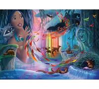 Ravensburger - Puzzle 1000 Pezzi: Pocahontas, Puzzle Disney, Puzzle Adulti e Bam