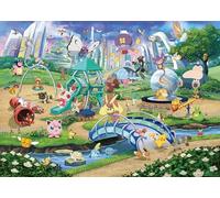Ravensburger - Puzzle 1000 Pezzi: Pokémon Breakout: Eevee e il Parco, Puzzle Adulti E Famiglie, Puzzle 1000 Pezzi 70 x 50 cm, Regalo Adulti