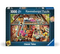 Ravensburger - Puzzle 1000 Pezzi Riccioli d'Oro e Tre Orsi, Adulti 70x50cm | Puzzle Riccioli d'Oro e i Tre Orsi, 1000 pezzi, 70x50 cm, per adulti 14+, collezione Meravigliosa Illustrazione, idea regalo.
