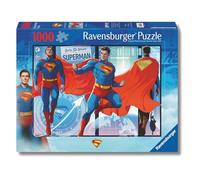 Ravensburger Puzzle 1000 Pezzi, Superman DC Comics- Puzzle Adulti +14 anni, 70 x 50 cm, Puzzle per Adulti Superman, Idee Regalo Superman