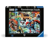 Ravensburger - Puzzle 1000 Pezzi Superman DC Comics, Puzzle Adulti 70x50cm | Puzzle Superman DC Comics da 1000 pezzi, 70x50 cm, per adulti 14+, ideale come idea regalo originale per fan di Superman.