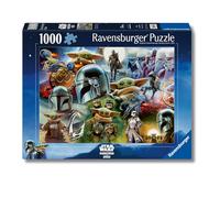 Ravensburger Puzzle 1000 Pezzi, The Mandalorian - Puzzle Adulti +14 anni, 70 x 50 cm, Puzzle per Adulti Star Wars, Idee Regalo Star Wars