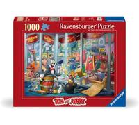 Ravensburger 12000408 - Tom & Jerry Hall Of Fame - puzzle 1000 pezzi - puzzle adulti e ragazzi da 14 anni,