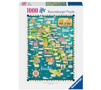 Ravensburger RVB12001238 Puzzle da 1000 Pezzi - Tour dei Vini d'Italia