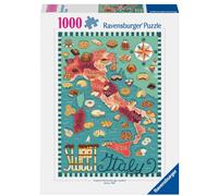 Ravensburger Puzzle 1000 Pezzi, Tour del Dolce in Italia - Puzzle Adulti +14 ann