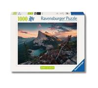 Ravensburger 12000033 - Tramonto in montagna - puzzle 1000 pezzi - puzzle adulti e ragazzi da 14 anni, puzzle natura, puzzle paesaggio
