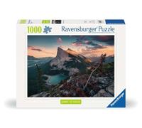 Ravensburger 12000033 - Tramonto in montagna - puzzle 1000 pezzi - puzzle adulti e ragazzi da 14 anni, puzzle natura, puzzle paesaggio