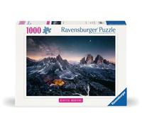 Ravensburger - Puzzle 1000 Pezzi Tre Cime Di Lavaredo, Per Adulti 70x50cm | Puzzle Tre Cime Di Lavaredo da 1000 pezzi, 70x50 cm, per adulti 14+, collezione Montagne Meravigliose e ideale come regalo.