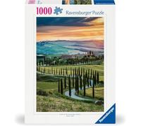 Ravensburger - Puzzle Val d'Orcia Toscana, 1000 Pezzi, Puzzle Paesaggi per Adulti e Ragazzi, Idea Regalo per Lei o Lui, 70x50 cm