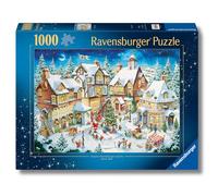 Ravensburger - Puzzle 50° Anniversario: Villaggio di Natale, 1000 Pezzi, Puzzle Adulti e Ragazzi, Idea Regalo per Lei o Lui, 70x50 cm