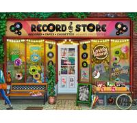 Ravensburger 12000250 - Vintage Vinyl - puzzle 1000 pezzi - puzzle adulti e ragazzi da 14 anni,