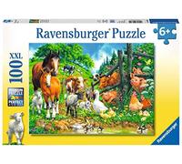 Ravensburger Puzzle - Raduno di Animali, 100 Pezzi XXL - 1 pz.
