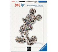 Ravensburger 12000075 - Siluetta del puzzle di Michey - puzzle 945 pezzi - puzzle adulti e ragazzi da 14 anni, puzzle Disney, Disney regalo