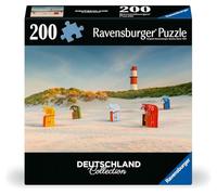 Ravensburger Puzzle 12001477 - Faro Dietro la Duna su Borkum - 300 Pezzi Puzzle Germania Collection per Adulti dai 14 Anni in su