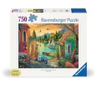 Ravensburger Puzzle 12001516 - Idilliaco Lago di Como - 750 pezzi di grandi dimensioni, puzzle divertente con pezzi più grandi per tutta la famiglia