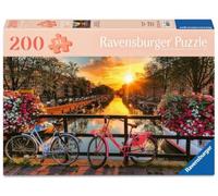 Feel Well & Puzzle 200 Teile - Fahrräder in Amsterdam: Feel Well & Puzzle
