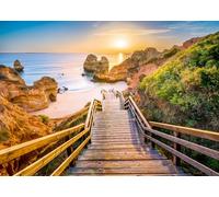 Erwachsenenpuzzle 1000 Teile - Holztreppe zum Praio do Camillo: Beautiful Walkwa