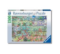 PUZZLE ravensburger GNOMO A SCAFFALE premium 1500 PEZZI 80 x 60 cm