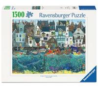 Ravensburger 12001398 - Habour of Wonders: a Bustling Fantasy Port - Puzzle da 1500 Pezzi, per Bambini e Adulti dai 14 Anni